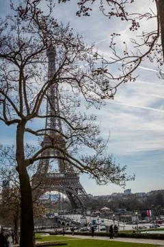 Eiffel Tower in Paris Foto stock