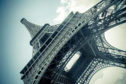 Eiffel Tower in Paris Foto stock