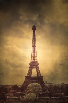 Eiffel Tower in Paris Stock Photos
