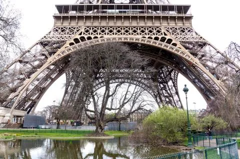 Eiffel tower in Paris Stock Photos