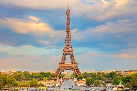 Eiffel Tower in Paris Foto stock