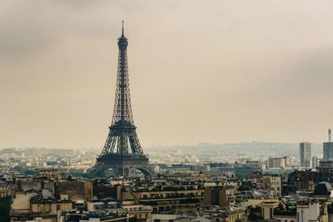 The Eiffel Tower in Paris Stock Photos