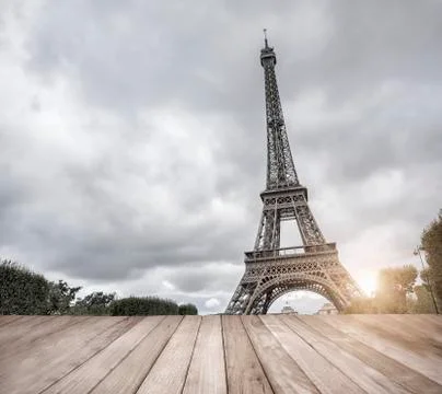 Eiffel tower in Paris. Foto stock