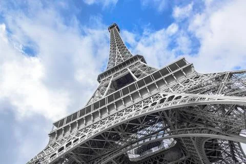 The Eiffel Tower, Paris. Stock Photos