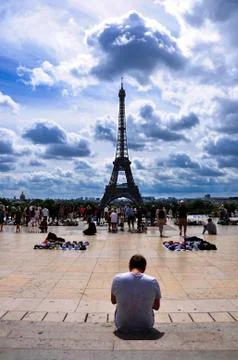 The Eiffel Tower, Paris Stock Photos