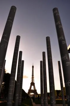 The Eiffel Tower, Paris Stock Photos