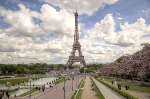 Eiffel Tower in Paris Stock Photos