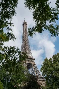   The Eiffel tower in Paris Foto stock