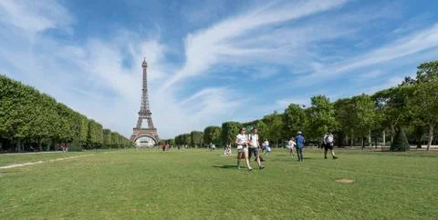  The Eiffel tower in Paris 스톡 사진