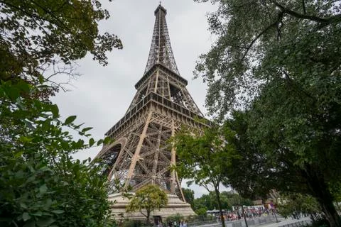   The Eiffel tower in Paris Foto stock