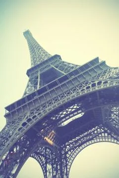 The Eiffel Tower in Paris 스톡 사진