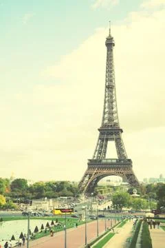 Eiffel Tower in Paris Foto stock