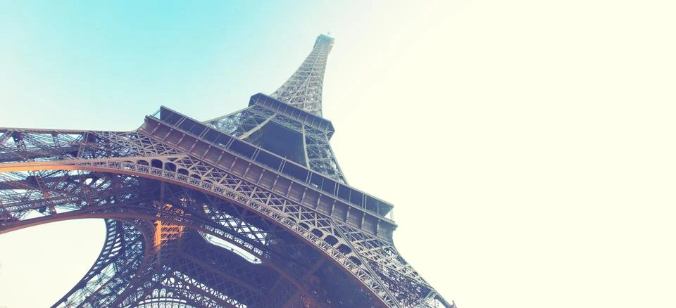 The Eiffel Tower in Paris Foto stock