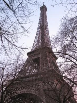 The Eiffel tower in Paris 스톡 사진