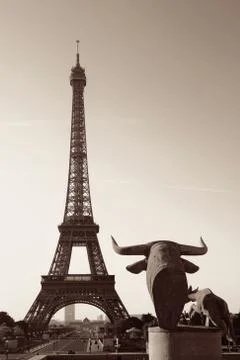 Eiffel Tower Paris Foto stock
