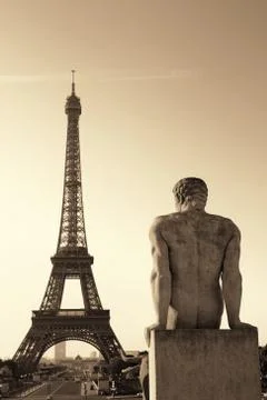 Eiffel Tower Paris Foto stock