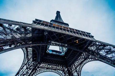 Eiffel tower in Paris Stock Photos