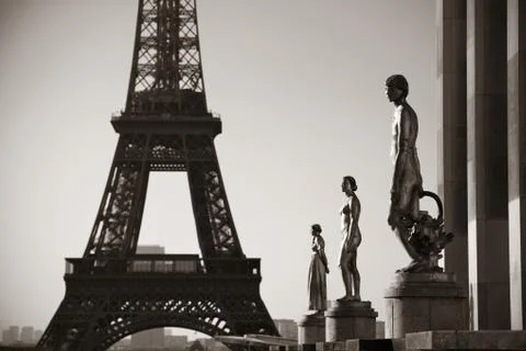 Eiffel Tower Paris Foto stock