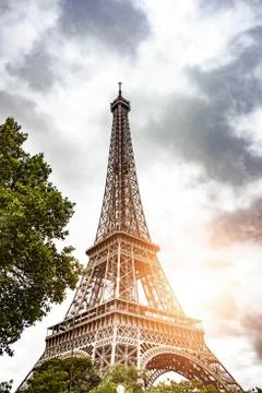 Eiffel tower, Paris. Foto stock