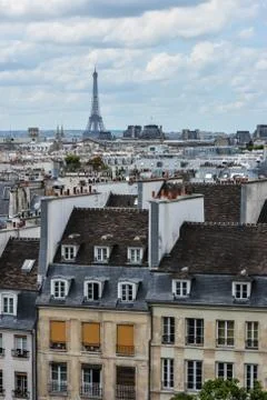 Eiffel tower in Paris. Stock Photos