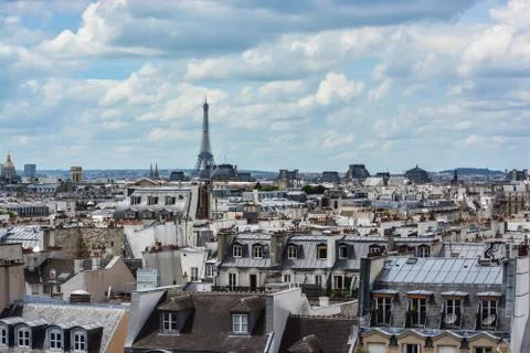 Eiffel tower in Paris. Stock Photos