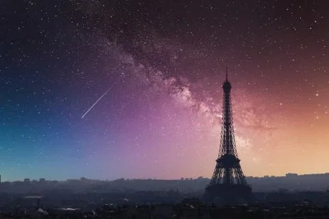 Eiffel tower in Paris Stock Photos