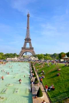 Eiffel Tower in Paris Stock Photos