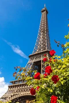 The Eiffel Tower in Paris Stock Photos