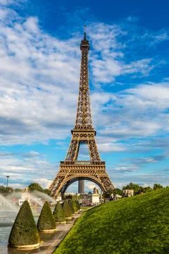Eiffel Tower in Paris Foto stock