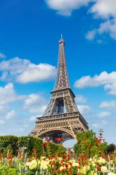 The Eiffel Tower in Paris Foto stock
