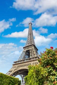 The Eiffel Tower in Paris Stock Photos