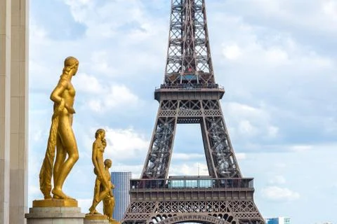Eiffel Tower in Paris Foto stock