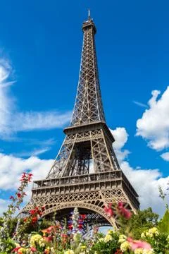 The Eiffel Tower in Paris 写真素材