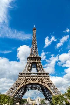 Eiffel tower in Paris Stock Photos
