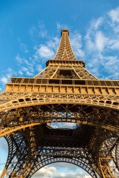 Eiffel tower in Paris Stock Photos