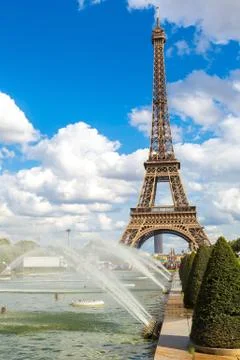 Eiffel Tower in Paris Foto stock