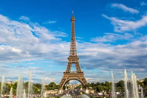 Eiffel Tower in Paris Foto stock