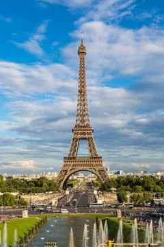 Eiffel Tower in Paris Foto stock