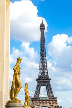 Eiffel Tower in Paris Foto stock