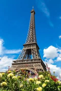 The Eiffel Tower in Paris 写真素材