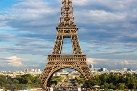 Eiffel Tower in Paris Foto stock