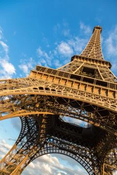 Eiffel tower in Paris Foto stock