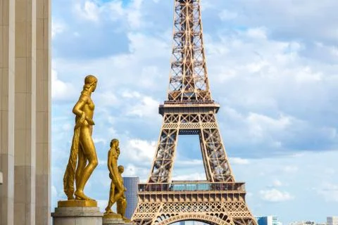 Eiffel Tower in Paris Stock Photos