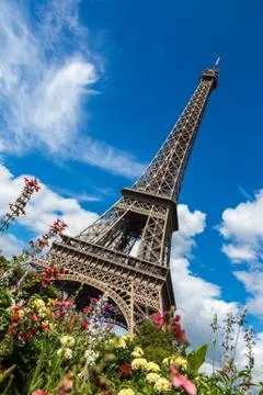 The Eiffel Tower in Paris Foto stock