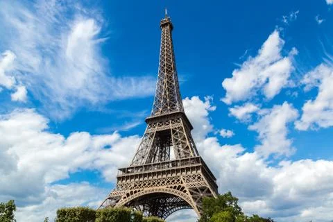 Eiffel tower in Paris Stock Photos