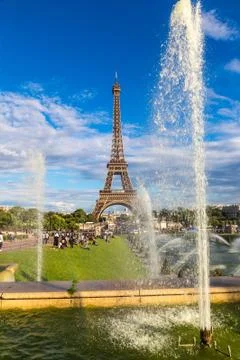 Eiffel Tower in Paris Stock Photos