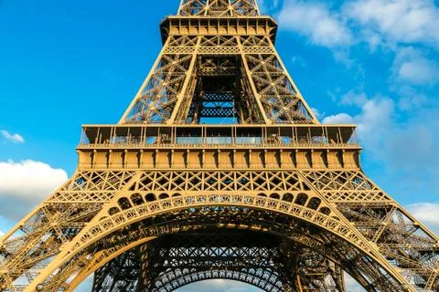 Eiffel tower in Paris Stock Photos