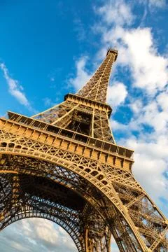 Eiffel tower in Paris Stock Photos
