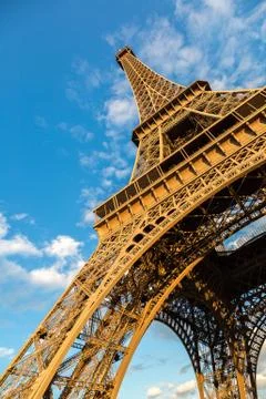 Eiffel tower in Paris Stock Photos
