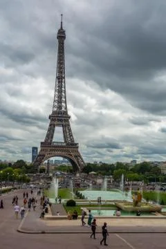 The Eiffel Tower in Paris Stock Photos